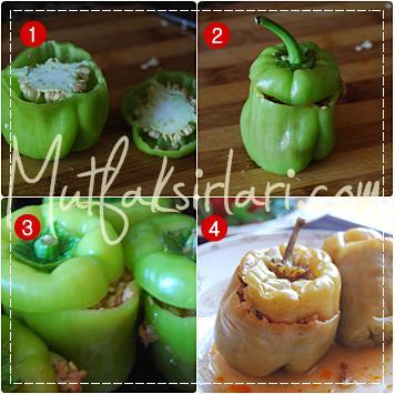 How to make stuffed peppers with meat?