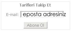 yeni tarif