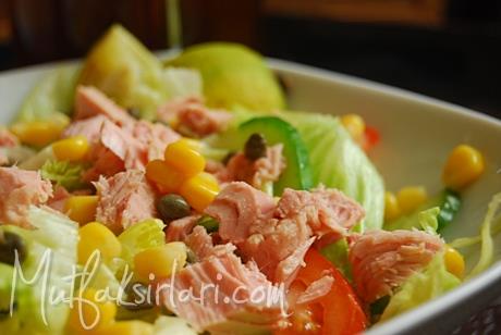 Ton Balıklı Diyet Salata